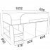 Кровать-чердак Астра 9/2 оранжевый-1