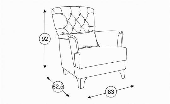Кресло Ирис ТД 962-1