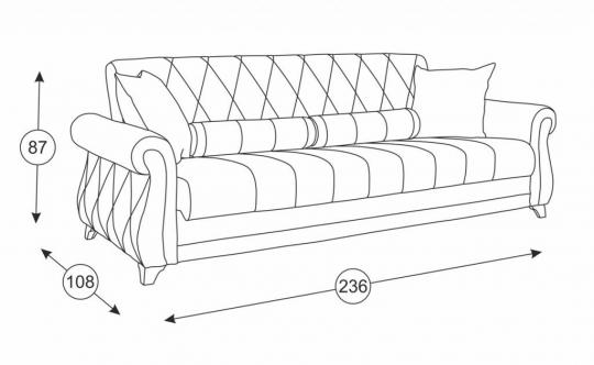 Роуз диван-кровать ТК 123-1