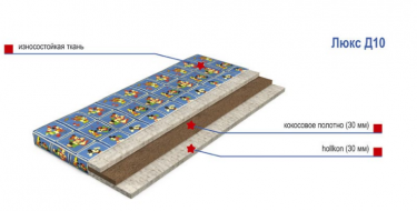 Детский матрас Люкс Д-10