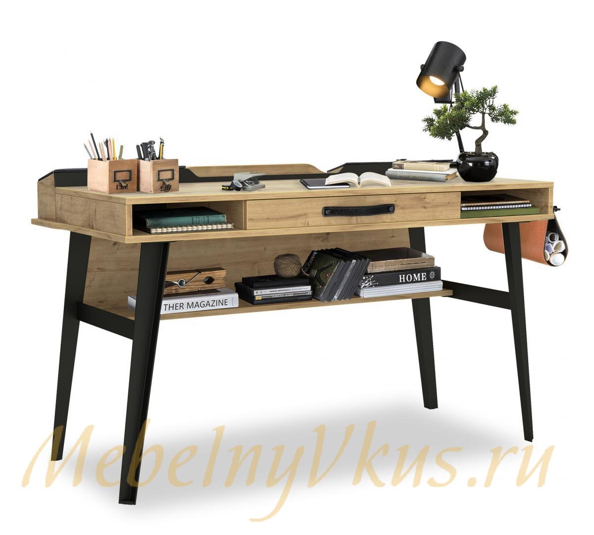 Wood Metal Стол письменный 1101 CILEK - купить по цене 44504 руб. в Москве